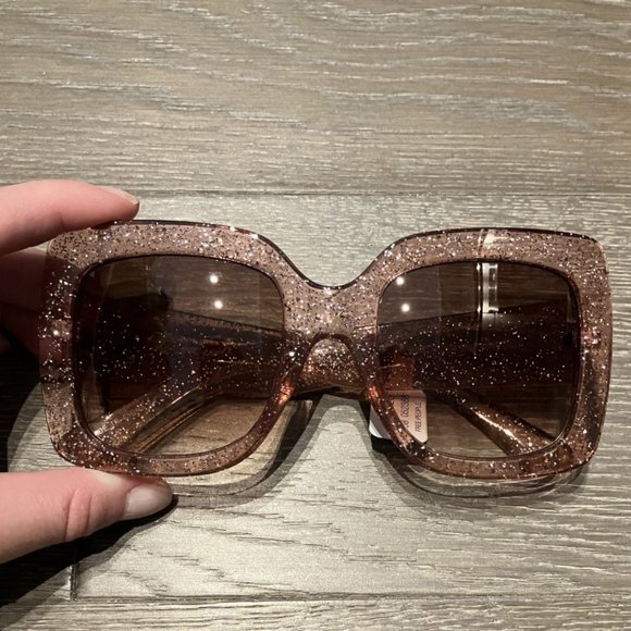 Free People Sugar Oversized Square Sunglasses - NWT - Picture 6 of 9